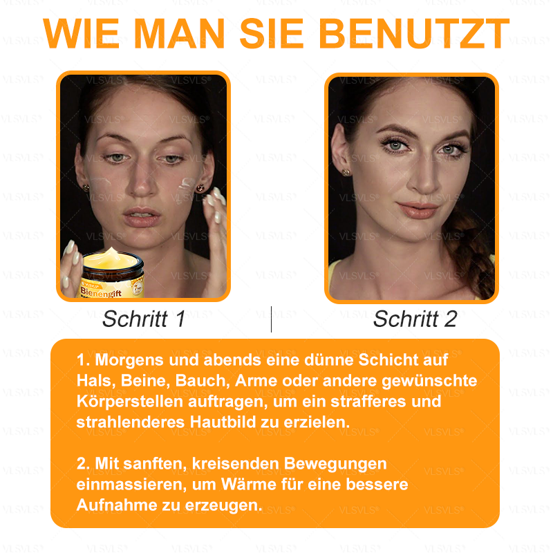 Hergestellt und versendet aus Deutschland ✨ VLSVLS® Bienengift Hautregenerationscreme 🔥 LETZTER TAG 80 % RABATT🌟