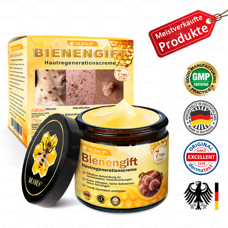 Hergestellt und versendet aus Deutschland ✨ VLSVLS® Bienengift Hautregenerationscreme 🔥 LETZTER TAG 80 % RABATT🌟